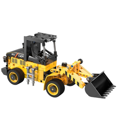 Конструктор CaDA колесный погрузчик (403 детали)