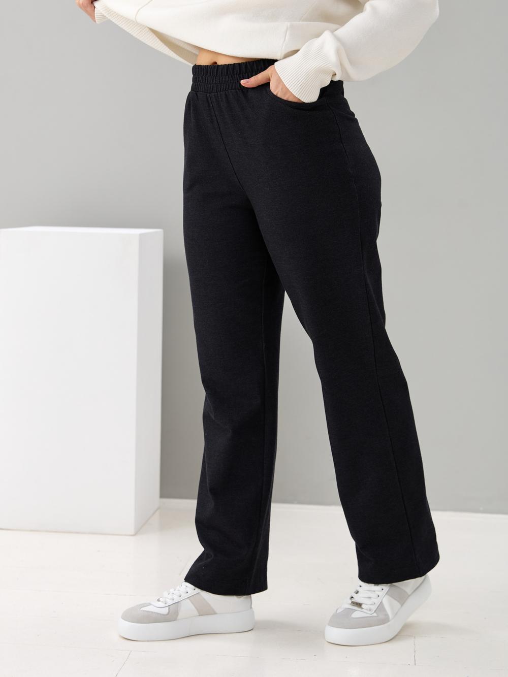 Брюки Бджн-129/джинс-черный