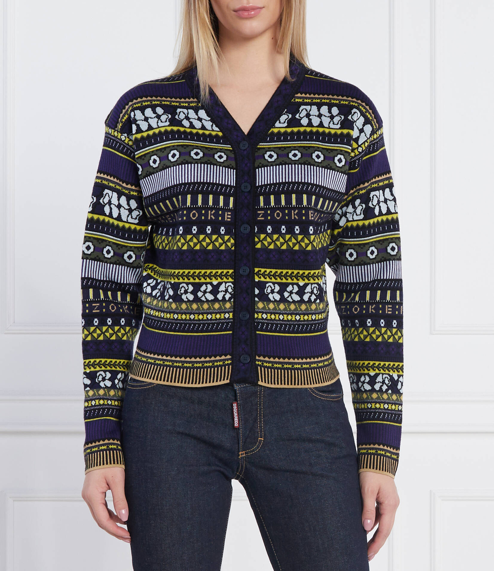 кардиган fair isle Kenzo - разноцветная(FC62CA3183CD)