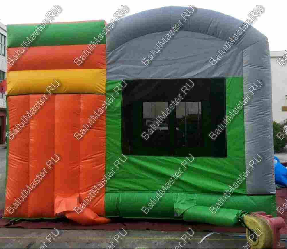 Коммерческий надувной батут "Слоник" с крышей