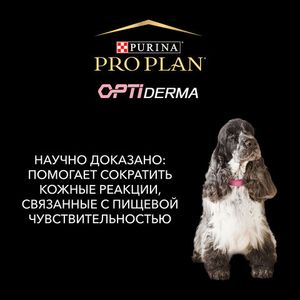 Сухой корм Pro Plan для взрослых собак крупных пород с атлетическим телосложением с чувствительной кожей, с высоким содержанием лосося