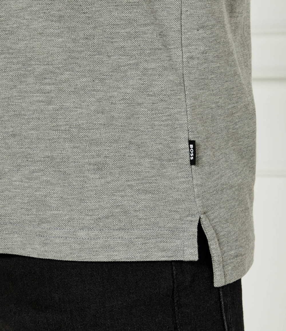 Поло Parlay 147 BOSS BLACK - серый(50467113)