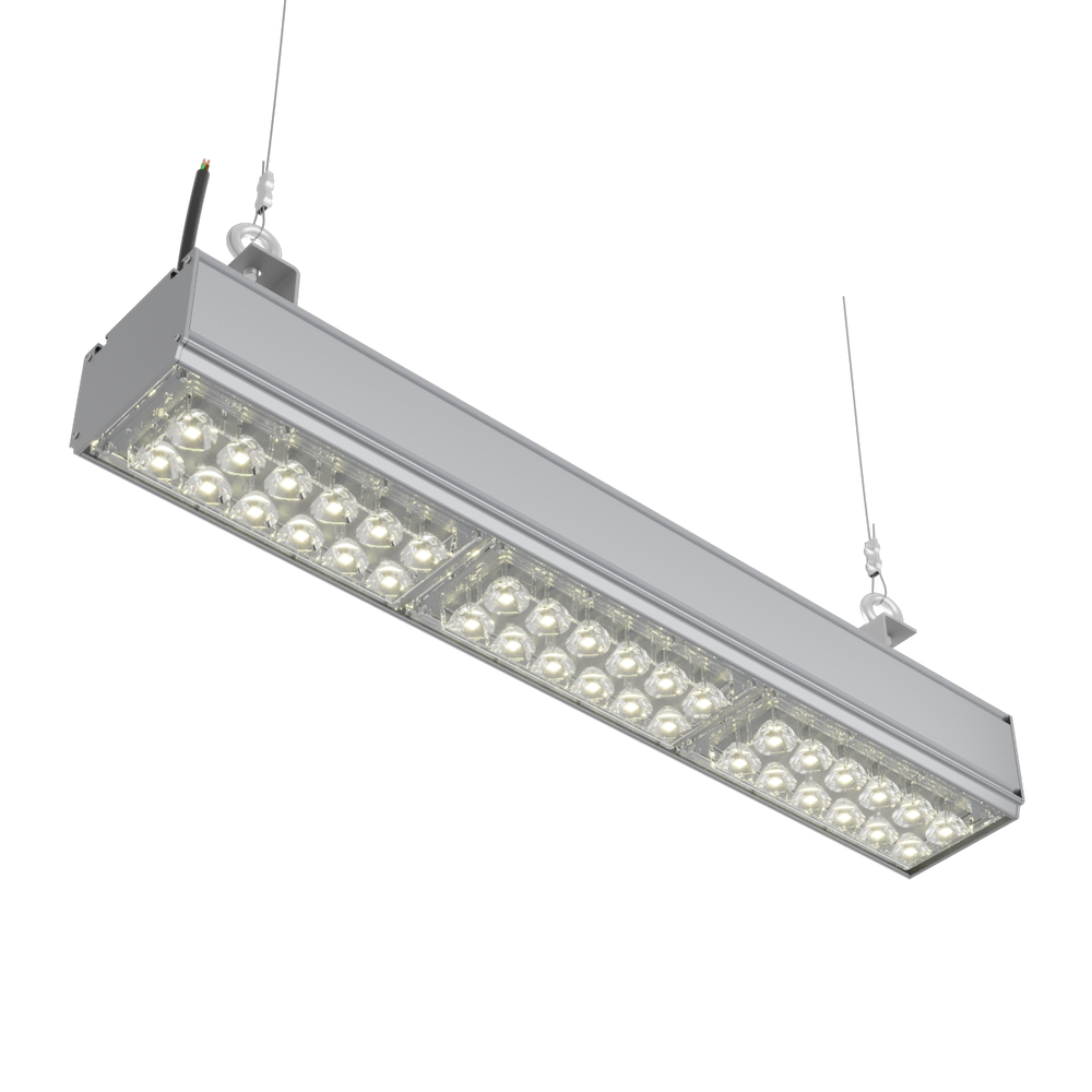 Светильник LED ПАЛЛАДА ДСП02-75-302-4К К30 75Вт 4000К IP65 Прозрачный 12370лм 540х91х135мм WOLTA PRO