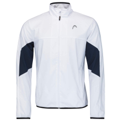 Мужская теннисная кофта Head Club 22 Jacket M - white/dark blue