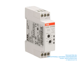 Реле времени CT-ERE 24-48В DC 24-240В AC 7 времен. диапазонов 0.05с...100ч 1ПК CT-ERD ABB 1SVR500100R0000