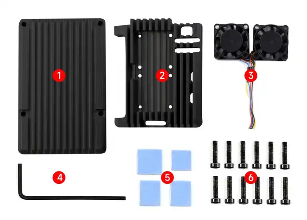 Металлический корпус для Raspberry Pi 5