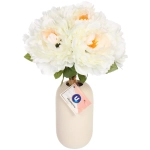 Искусственные цветы «Пионы» 28см букет 6 шт белые