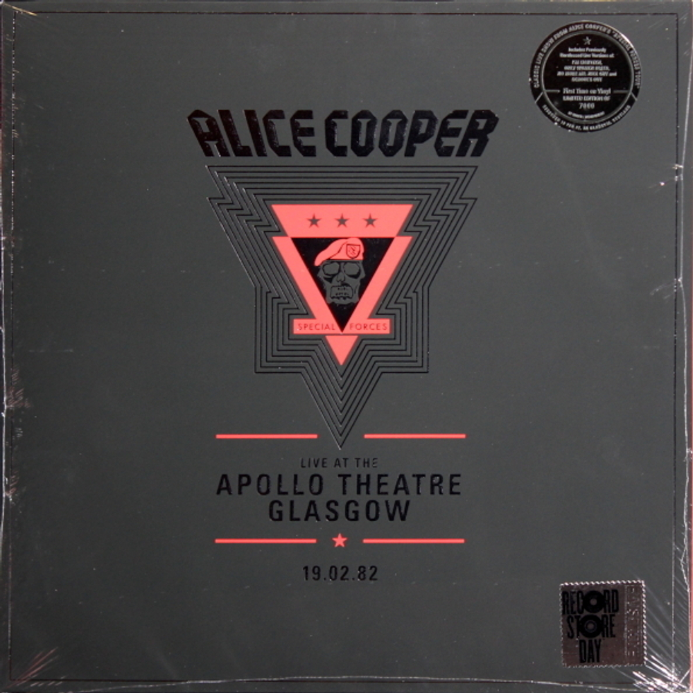 Alice Cooper / Live From The Apollo Theatre Glasgow 19.02.1982 (Limited Edition)(2LP)