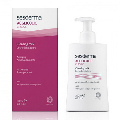 Acglicolic Classic Cleansing Milk Sesderma | Молочко очищающее с гликолевой кислотой