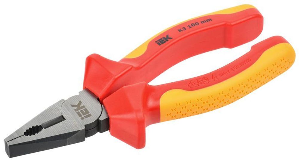 Пассатижи диэлектрические 160мм K3 ARMA2L 3 IEK A2L3-PL20-K3-160 Пассатижи диэлектрические 160мм K3 ARMA2L 3 IEK A2L3-PL20-K3-160