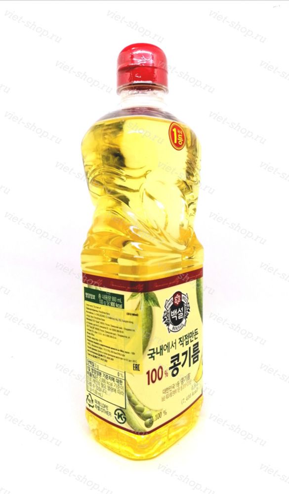 Соевое масло, Beksul, Корея, 900 мл.