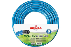 GRINDA  CLASSIC, 1/2" 30 м, 25 атм, трёхслойный, армированный, сетчатое армирование полиамидной нитью, поливочный шланг (8-429001-1/2-30)