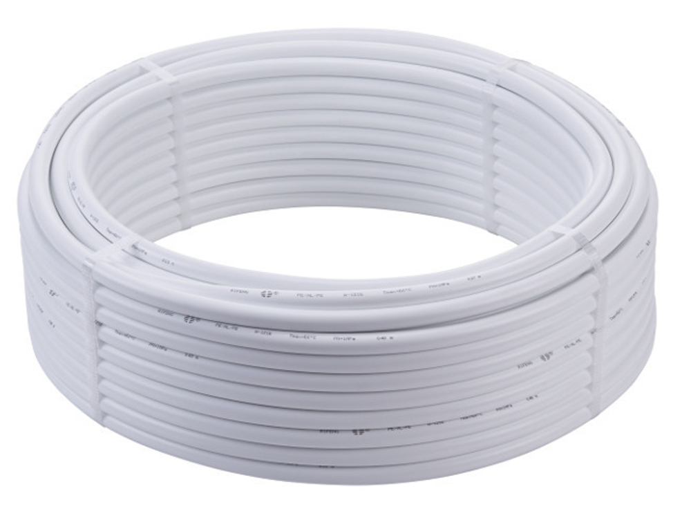 Металлопластиковая труба RIIFO Omn PE-Xb/AL/PE-Xb 26x3,0 бухта 50 м белая