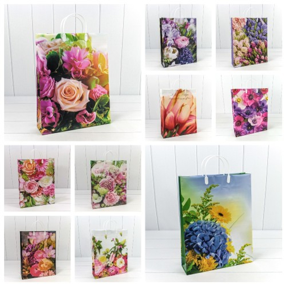 Пакет подарочный 42х32х10см Женский (Микс)