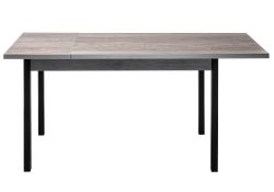 Стол Оригон 120(160)х70х77 навара / черный матовый