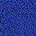 Японский бисер TOHO Round 15/0 (№28), с внутренним серебрением, прозрачный