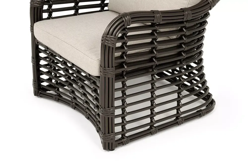 "Ницца" кресло из искусственного ротанга, цвет бронзовый