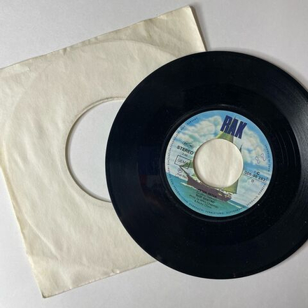 Винтажная виниловая пластинка 7 дюймов (маленькая пластинка) Suzi Quatro Your Mamma Won't Like Me (Германия 1975)