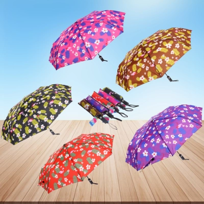Зонт женский полуавтомат «Эдельвейс», микс 6 цветов, 8 спиц, d-100см, длина в слож. виде 30см