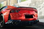 Карбоновый диффузор заднего бампера с подсветкой для Ferrari 812 Superfast GTS 2017-2024 Феррари