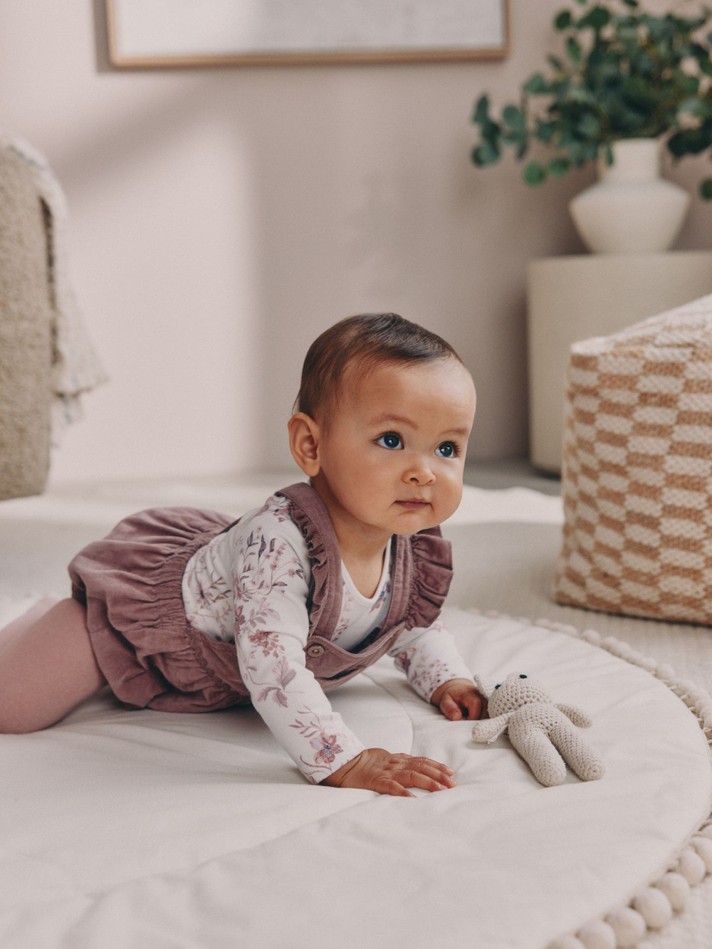 Комплект из трех предметов для девочек Next F68-229, Розовый, Белый