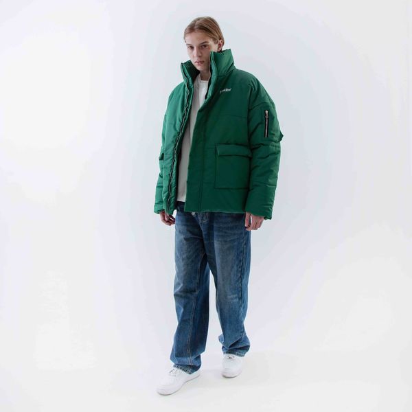 Куртка DD24 зеленая - фото 3