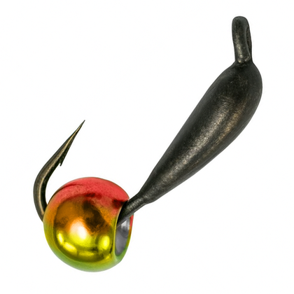 Мормышка Владимирская 522 «Микроб» с латунным шариком, 1.5мм, 0.2гр (15шт/уп)