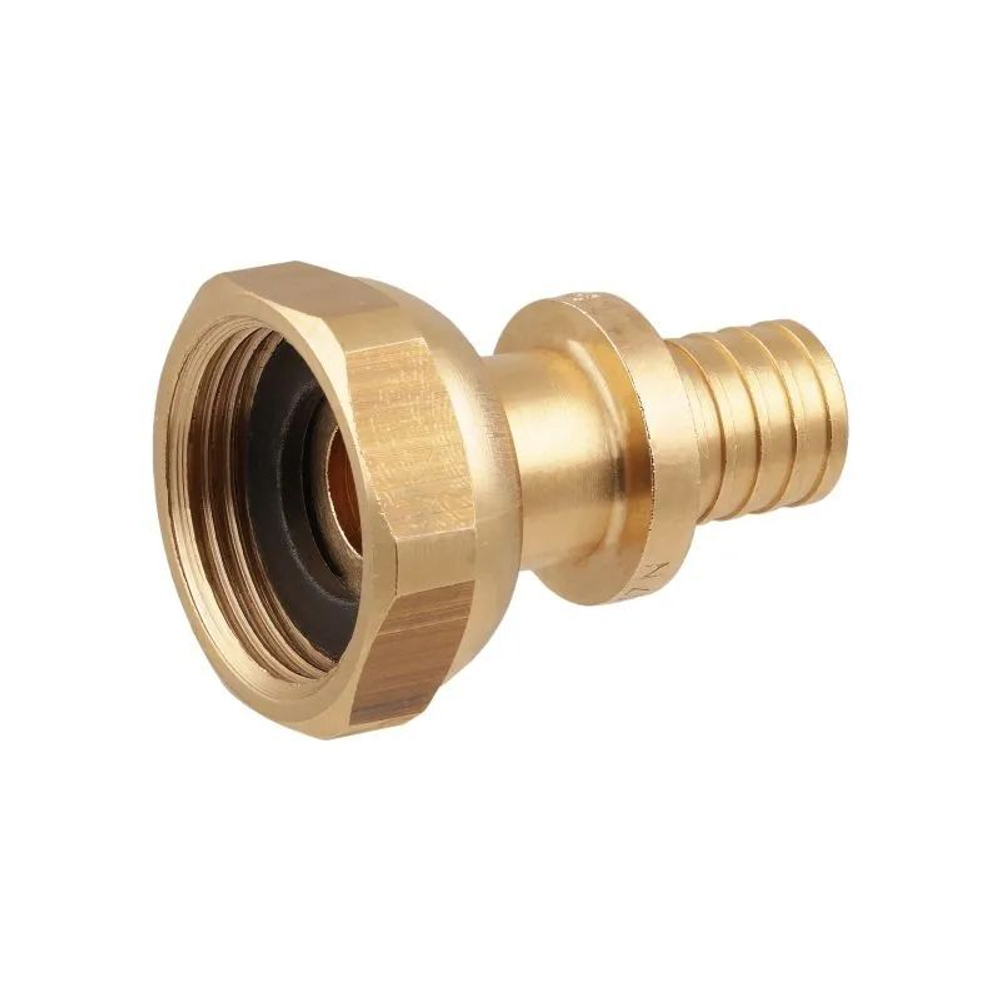 Муфта латунная с накидной гайкой Ду16-40, PRO AQUA