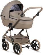 Детская коляска Tutis Viva 6 Plus Essential 4 в 1 с автокреслом Elo Lux EduSky Black и базой 1612068 Warm Grey