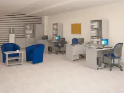 Офисная мебель Континент серый