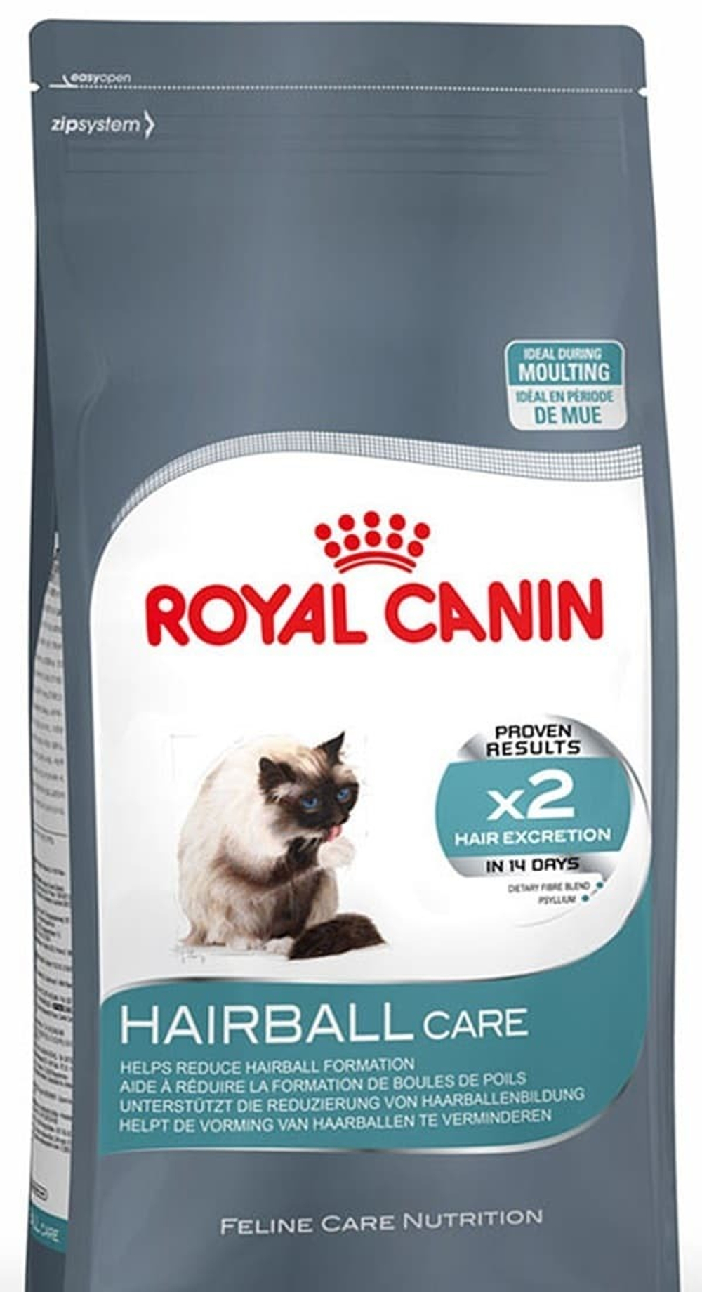 Сухой корм ROYAL CANIN Hairball Care для кошек, профилактики образования волосяных комочков, пакет 4