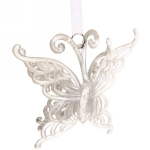 Подвеска «Бабочка волшебная» 10 см, белый