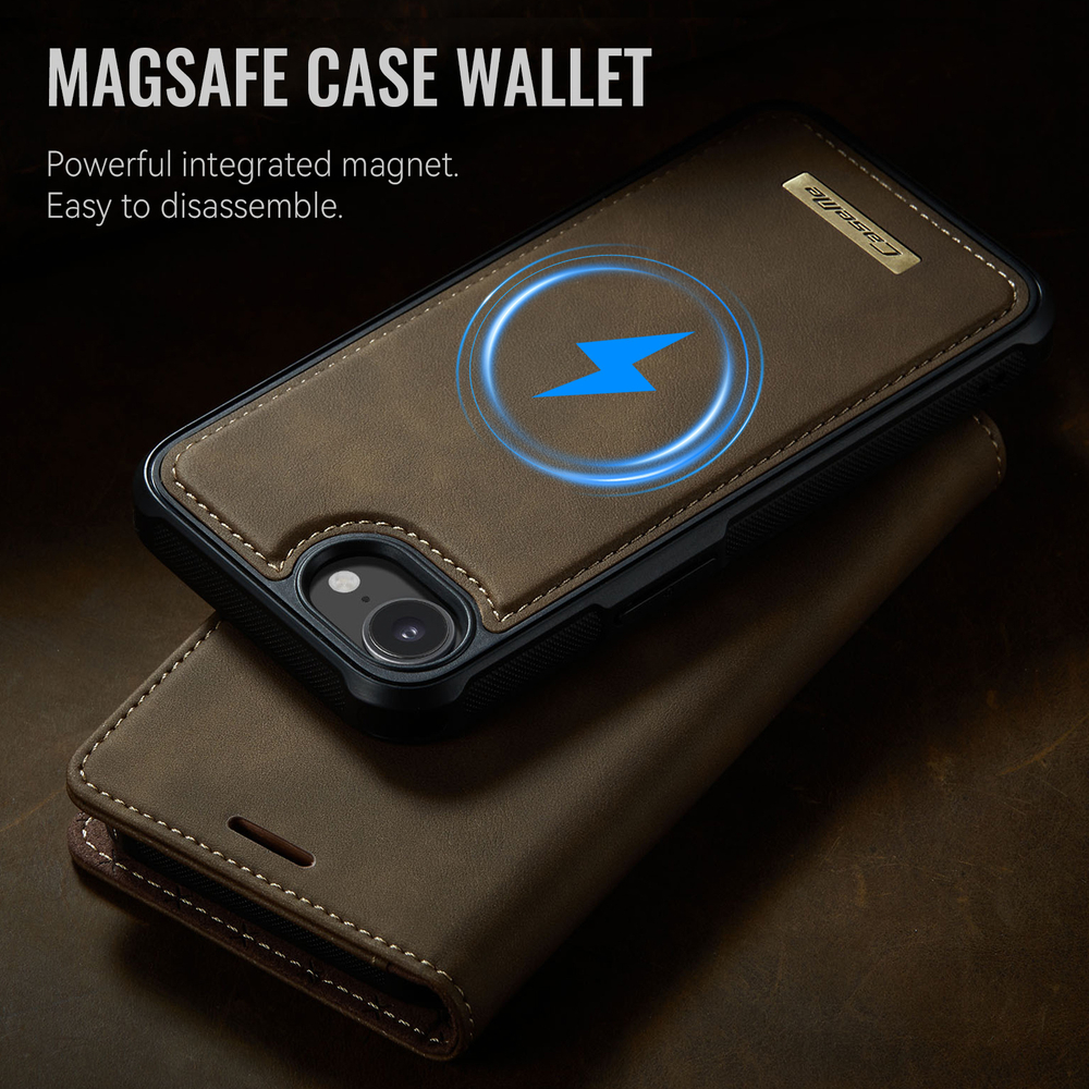 Чехол-кошелек CaseMe 2 in 1 MagSafe iPhone 16E