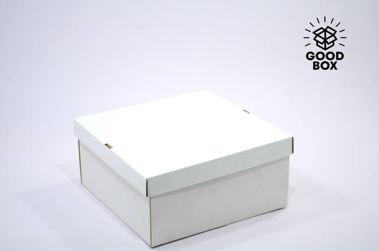 Коробка 250*250*110 белая + белое дно
