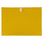 Набор из двух кухонных жаккардовых полотенец горчичного цвета из коллекции essential