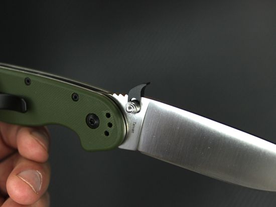 Сьемный вейв для складных ножей (Черный)