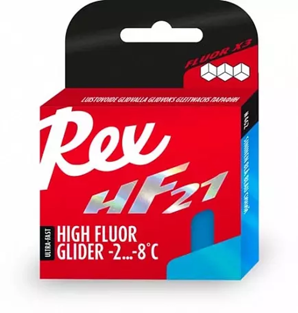 Высокофторовый парафин REX HF21 Racing Service Glider, 40г
