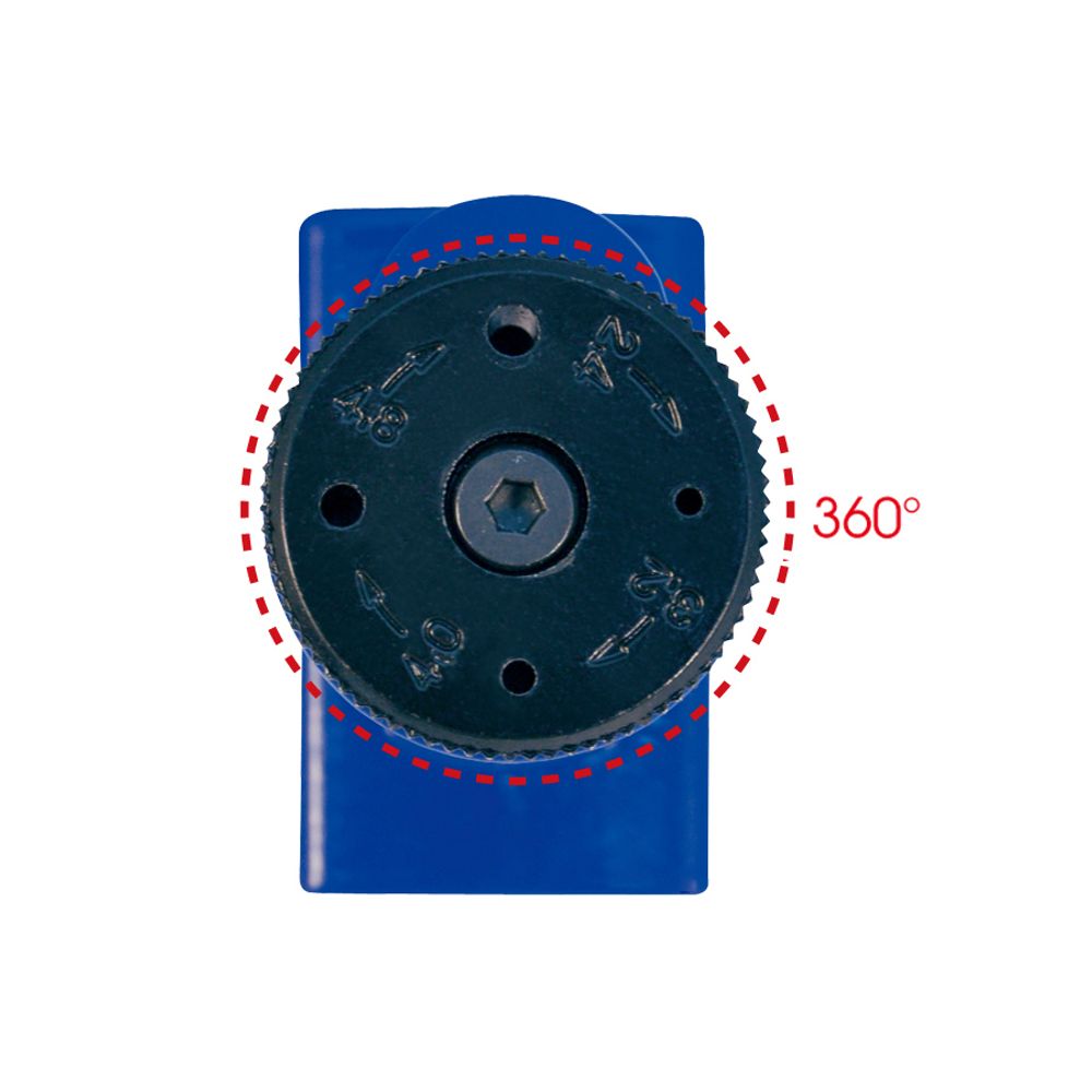 KING TONY (21-20-102) Заклепочник поворотный 2,4 - 4,8 мм