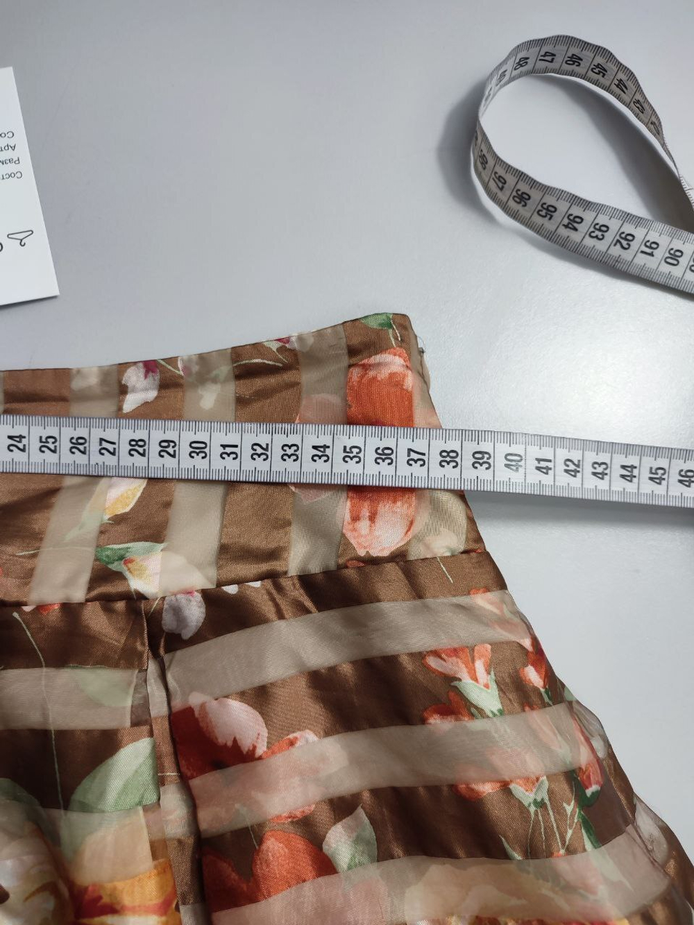 Юбка красивая с цветами 44 размер