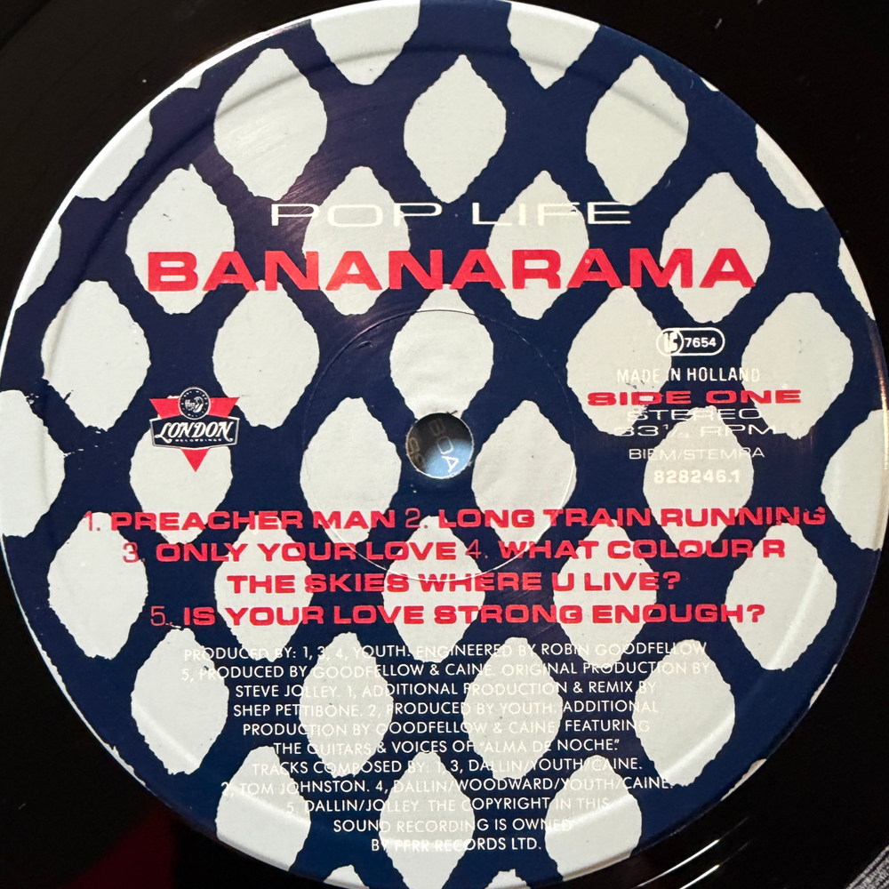 Bananarama ‎– Pop Life (Голландия 1991г.)