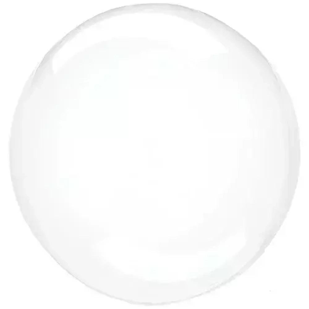 К Deco Bubble (Бабл), 30''/76 см, Прозрачный, Плоский, 1 шт. (В черной упаковке)