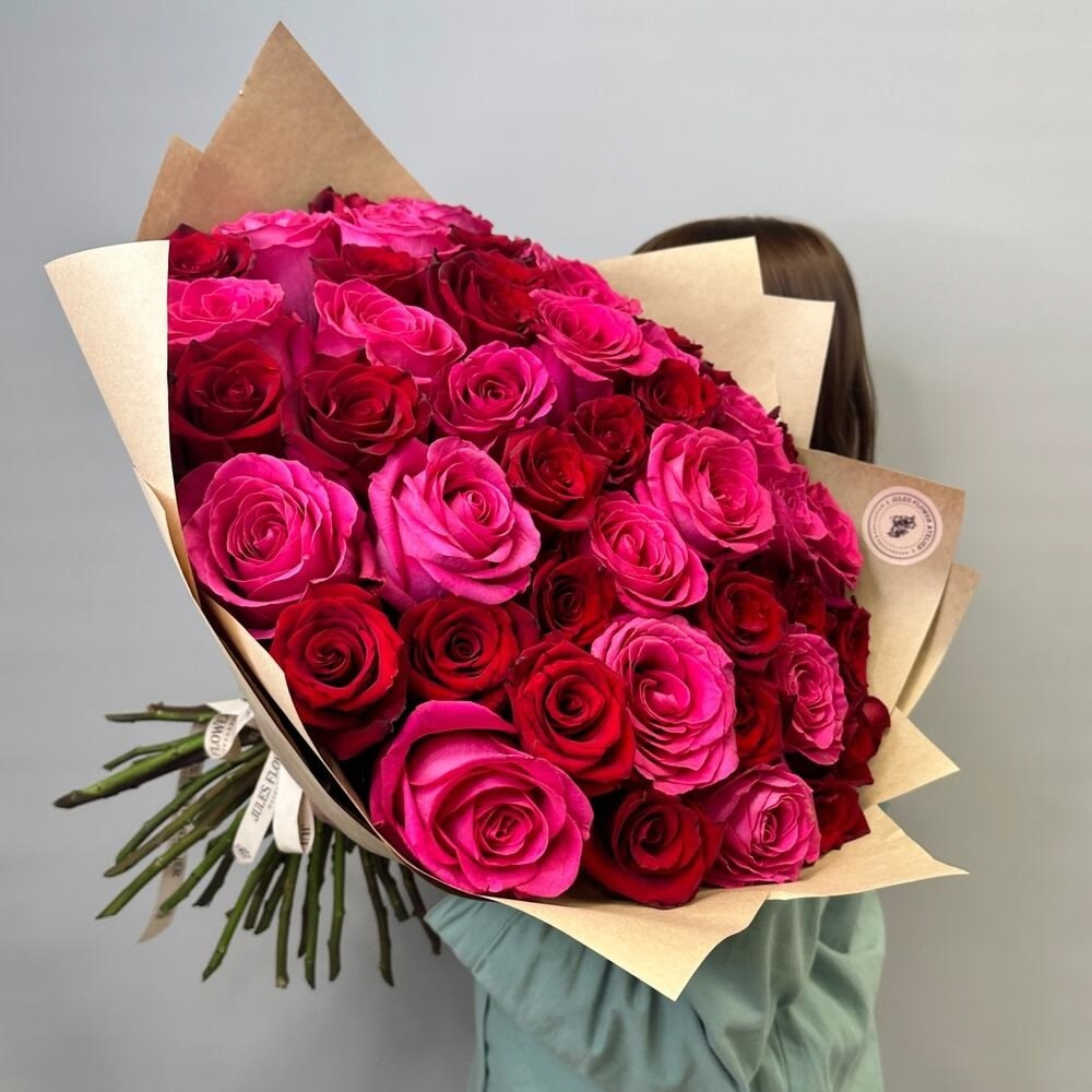 «51 roses» микс из эквадорских роз
