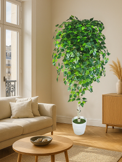 Береза искусственная 170см в кашпо