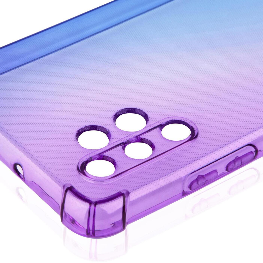 Чехол ROSCO для Samsung Galaxy A32 оптом (арт. SS-A32-HARD-TPU-VIOLET-BLUE)