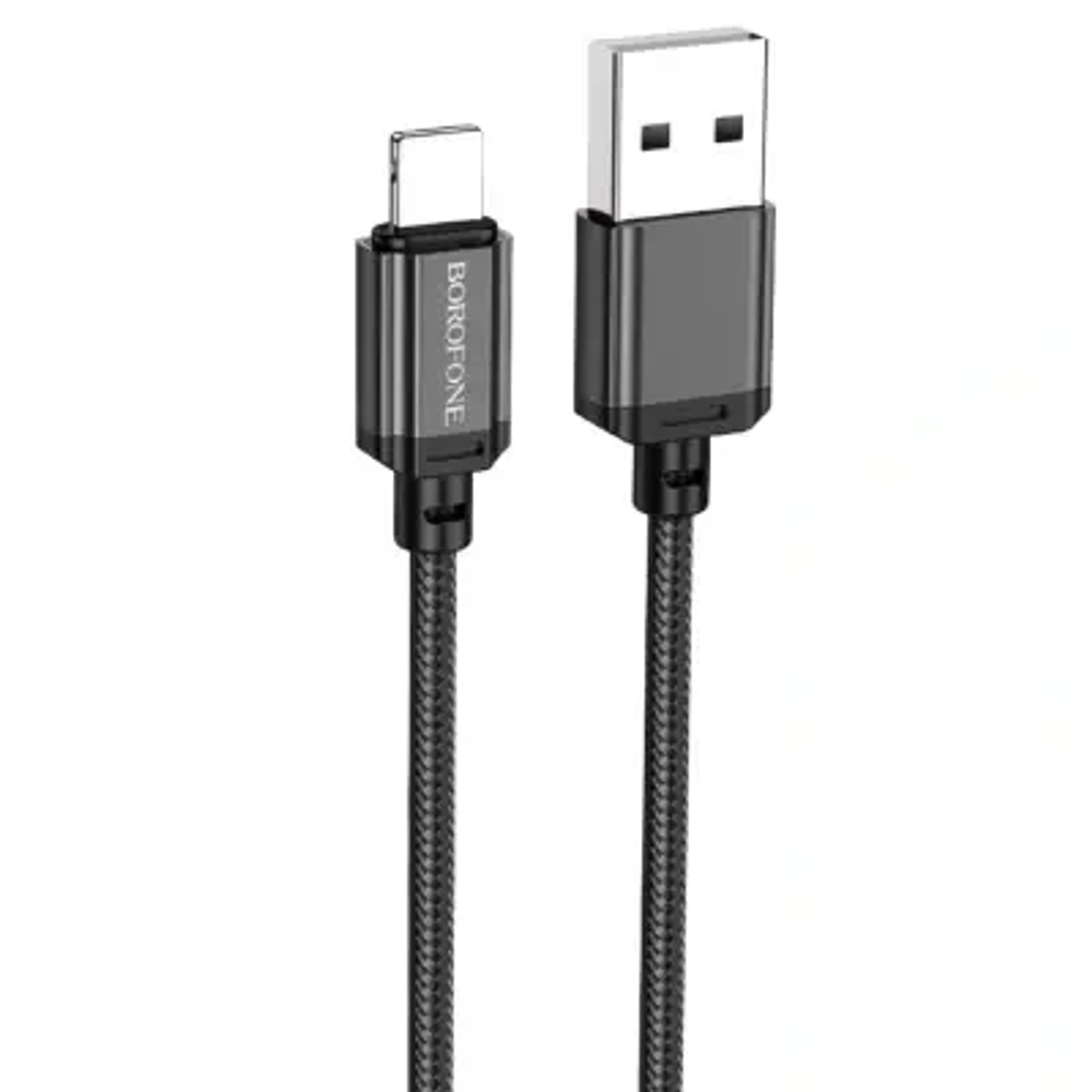Кабель USB - MicroUSB BOROFONE BX87 2,4A (черный) 1м
