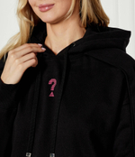 Худи ROSES GUESS - черный(W4BQ05 KBY51)