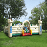 Коммерческий надувной батут "Три мушкетера"