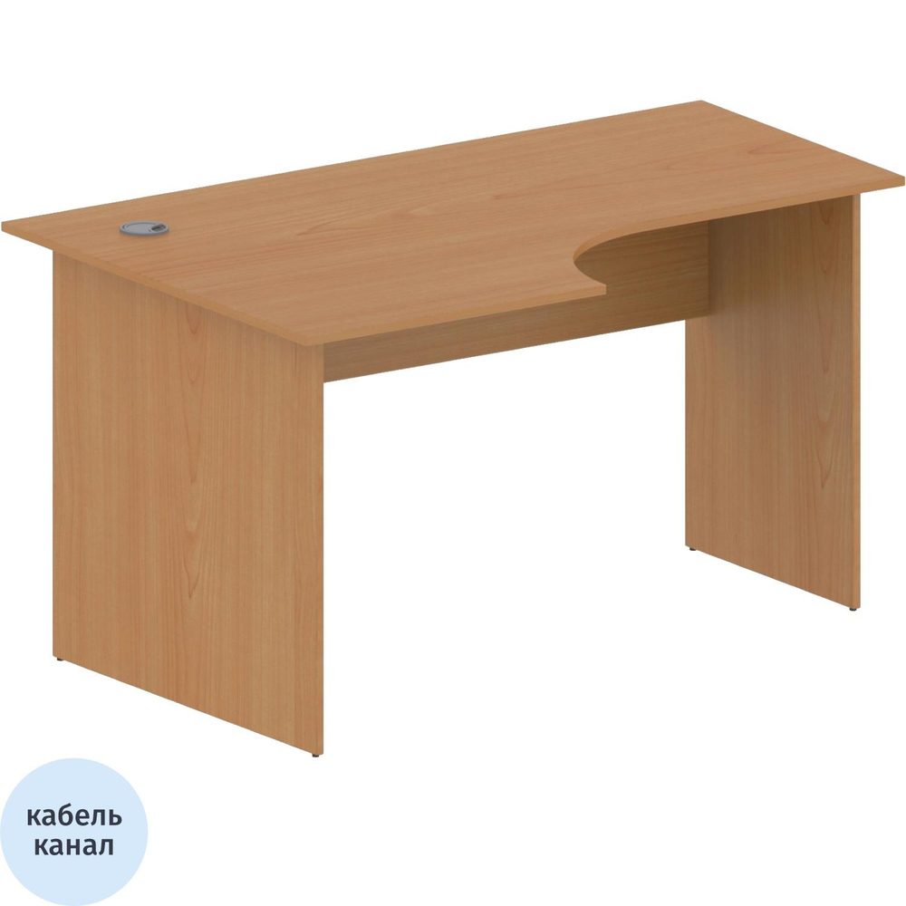 Стол SP Бюджет левый 2364 (402662) груша 1360