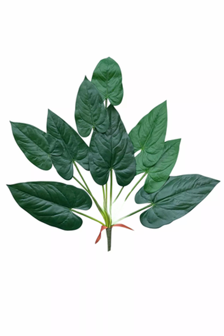 Куст Антуриума 9 листьев 76см