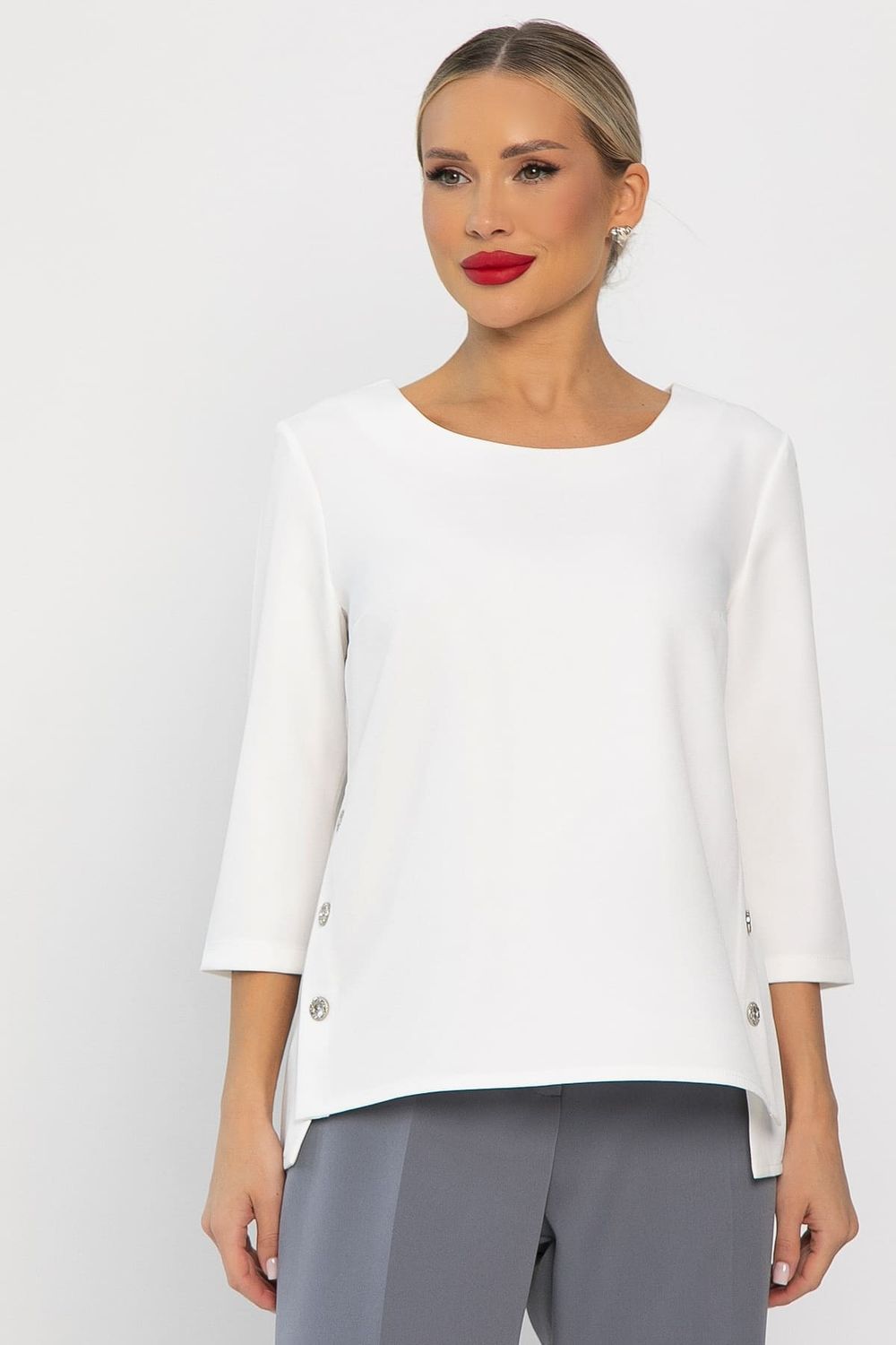 Блуза Аурия (белая) Б14217-48М LT Collection